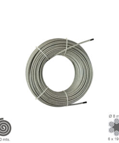 Cable Galvanizado   8 mm. (Rollo 100 Metros) No Elevacion