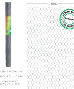 Enrejado Triple Torsion 31/ Ancho 100 cm. Rollo 10 Metros Uso Domestico