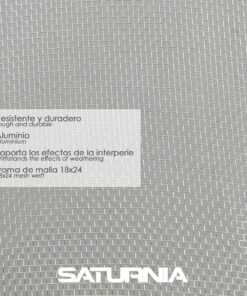 Tela Mosquitera Aluminio 18x14 Ancho 60 cm. Rollo 30 Metros. Malla Mosquitera Aluminio Anti Mosquitos