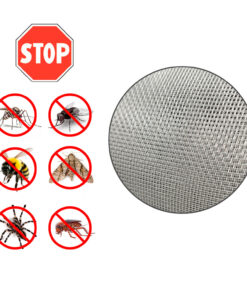 Tela Mosquitera Fibra Vidrio Gris 18x16/120 cm. Rollo 50 metros.