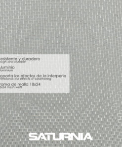 Tela Mosquitera Fibra Vidrio Gris 18x16/120 cm. Rollo 50 metros.