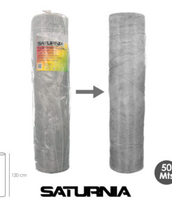 Tela Mosquitera Fibra Vidrio Gris 18x16/120 cm. Rollo 50 metros.