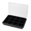 Organizador Plastico 12 Compartimentos 180x128x32 mm. Caja Almacenaje