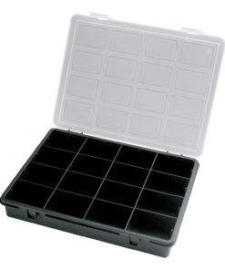 Organizador Plastico 16 Compartimentos 242x188x37 mm. Caja Almacenaje