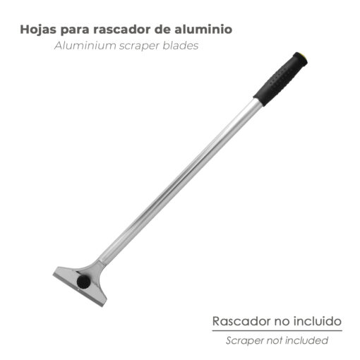 Hoja Recambio Rascador Mango Metalico 10 Cm (Estuche De 10 Piezas)