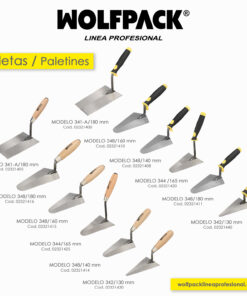 Paleta Wolfpack Mango Madera 341-A / 180 mm.