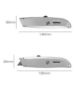 Cuchillo Hoja Trapezoidal Retráctil Acero Sk5