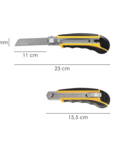 Cutter Profesional 18mm Con 8 Hojas Acero Sk5