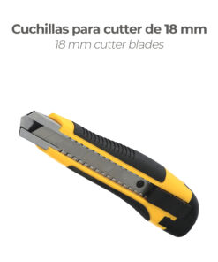 Hoja Cutter 18 mm. (Estuche 10 Piezas) Acero Sk5