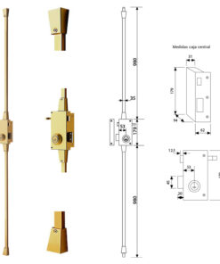 Cerradura Tesa Seguridad TS30 /t6/IAE Izquierda