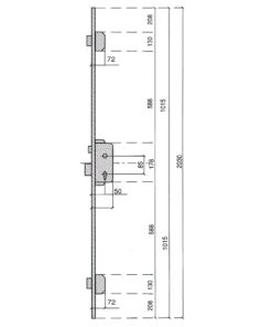 Cerradura Ucem Seguridad 2510/cl001s