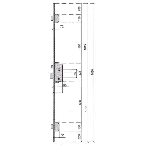 Cerradura Ucem Seguridad 2510/cl001s