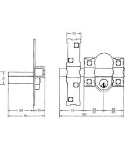 Cerrojo Fac 301-l/ 80-n      Bombillo 70