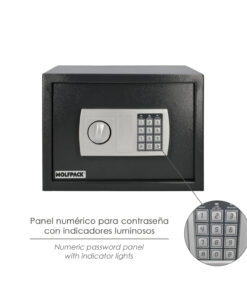 Caja Fuerte Sobreponer Electrica 35x25x25 cm.