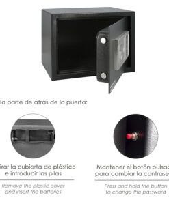Caja Fuerte Sobreponer Electrica 35x25x25 cm.