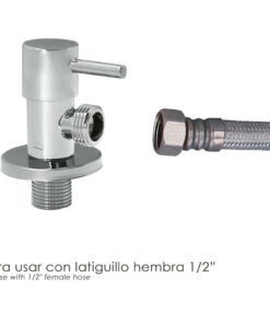 Llave De Escuadra Cerámica 1/2