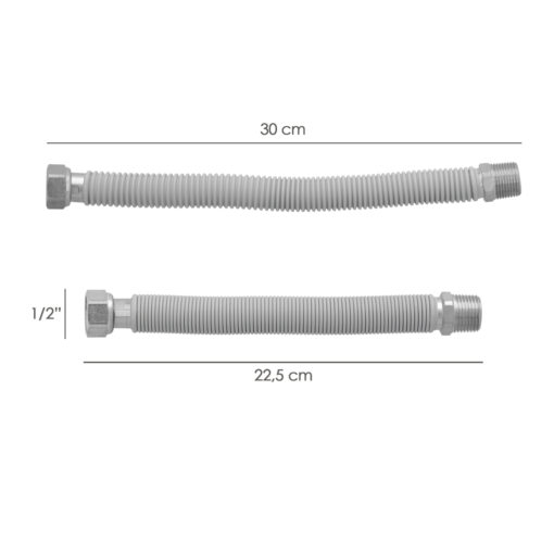 5 a 30 cm. Tomas 1/2"