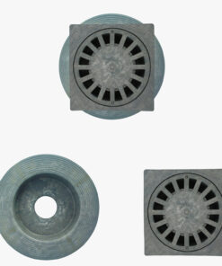 Caldereta Sifonica Pvc Horizontal 250x250 mm. Salida Ø 90 - 110 mm.