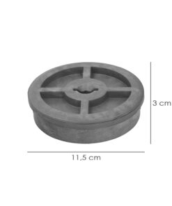 Tapa Bote Sifónico PVC Ø 110 mm.