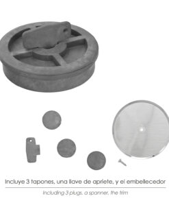 Tapa Bote Sifónico PVC Ø 110 mm.