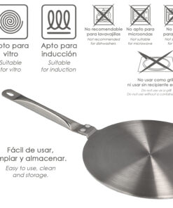 Adaptador Para Induccion / Vitroceramica Ø 21.5 cm. 3 Capas Acero Inoxidable / Aluminio