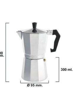 Cafetera Aluminio 6 Tazas (300 ml.) Classic