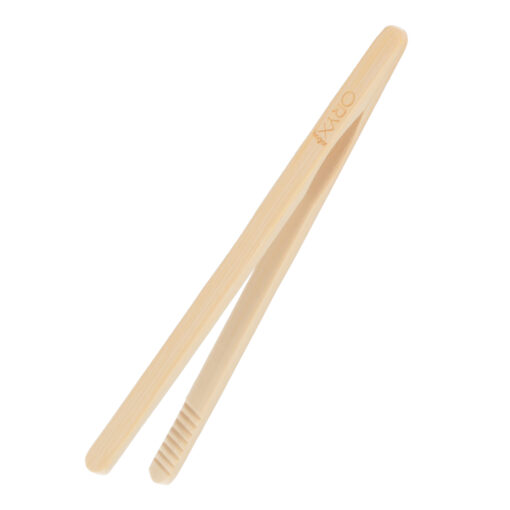 Pinzas De Cocina de Bambu Natural 20 cm.