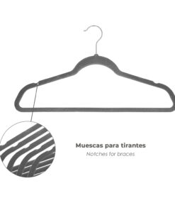 Percha Terciopelo 445 mm. (Pack 10 Piezas)