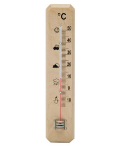 Termometro Pared / Jardin Madera 20 cm.