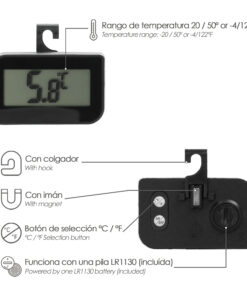 Termometro Frigorífico Congelador Resistente Al Agua