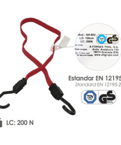 Capacidad Amarre 200 Newtons Gomas Elasticas