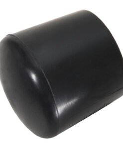 Contera Plastico Redonda Exterior Negra 28 mm. Bolsa 200 Unidades