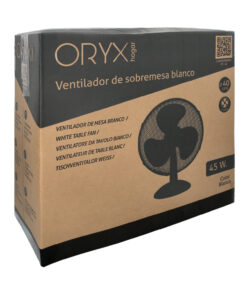 Ventilador Sobremesa Blanco 45 Watt 3 Velocidades.