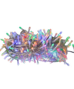 Guirnalda Luces Navidad 300 Leds Color Multicolor. Luz Navidad Interiores y Exteriores Ip44. Cable Transparente.