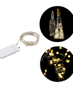 Guirnalda Luces Navidad Microled 40 Leds Color Blanco Calido. Luz navidad interiores IP20 A Pilas (3 AA No Incluidas)