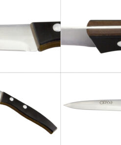 Cuchillo Aspen Cocina Hoja Acero Inoxidable 12 cm. Negro