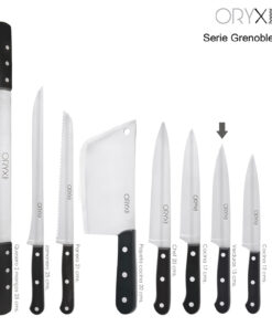 Cuchillo Grenoble Verduras Hoja Acero Inoxidable 15 cm. Negro