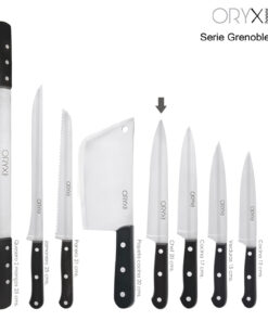 Cuchillo Grenoble Cocinero / Chef Hoja Acero Inoxidable 20 cm. Negro