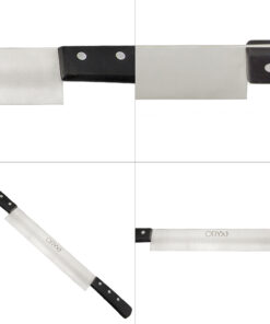 Cuchillo Grenoble Quesero 2 Mangos Hoja Acero Inoxidable 25 cm. Negro