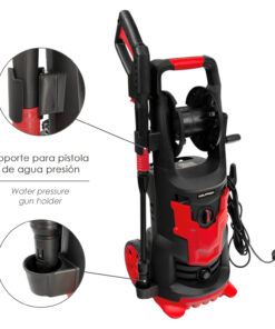 Hidrolimpiadora Alta Presión 180 Bares 2.400 Watt. Con Accesorios 390 Litros / Hora. Limpiadora de Agua Con Deposito Detergente