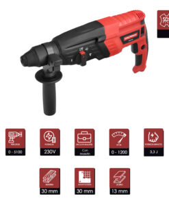 Martillo Perforador SDS PLUS 900 Watt. Con Accesorios y Maletin