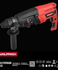 Martillo Perforador SDS PLUS 900 Watt. Con Accesorios y Maletin