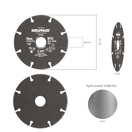 7 mm. Filo de Diamante Disco Corte Acero