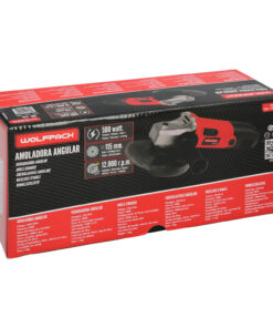 Amoladora 500 Watt. Ø 115 mm. 12.000 R.P.M. Eje M14 Protector Disco Ajustable