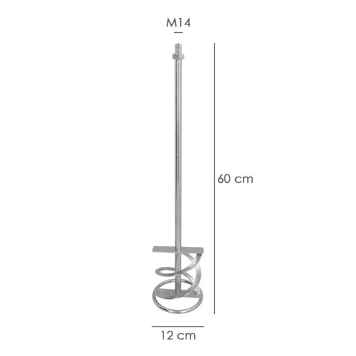 Mezclador Cola Recambio M14 120x600 mm.