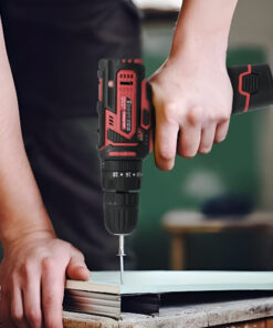 Taladro Atornillador 12 V. Con 2 Velocidades y Percutor. Bateria 1.300 mAh. Par Apriete 35 Nm.