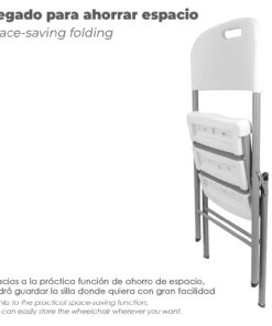 Silla Plegable Con Agarre 88x48x57cm