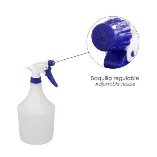 Pulverizador Doméstico 1 Litro. Spray Pulverizador Boquilla Ajustable, Botella Spray Liquidos, Pulverizador Jardin, - Imagen 4