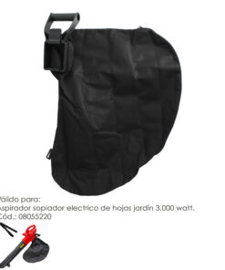 Bolsa Nylon Repuesto Aspirador Soplador Electrico de Hojas Jardín 3.000 Watt.