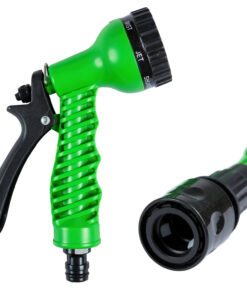 Manguera Extensible Riego 5 a 15 Metros Con Pistola De 7 Posiciones